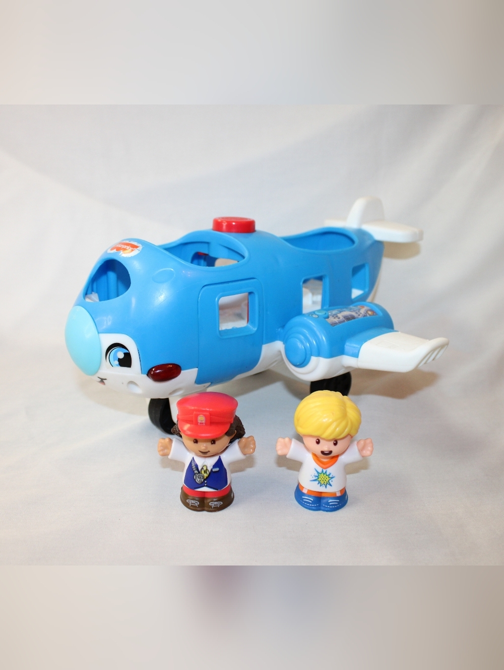 Fisher Price Little People Travel Together Airplane With Pilot And Passenger